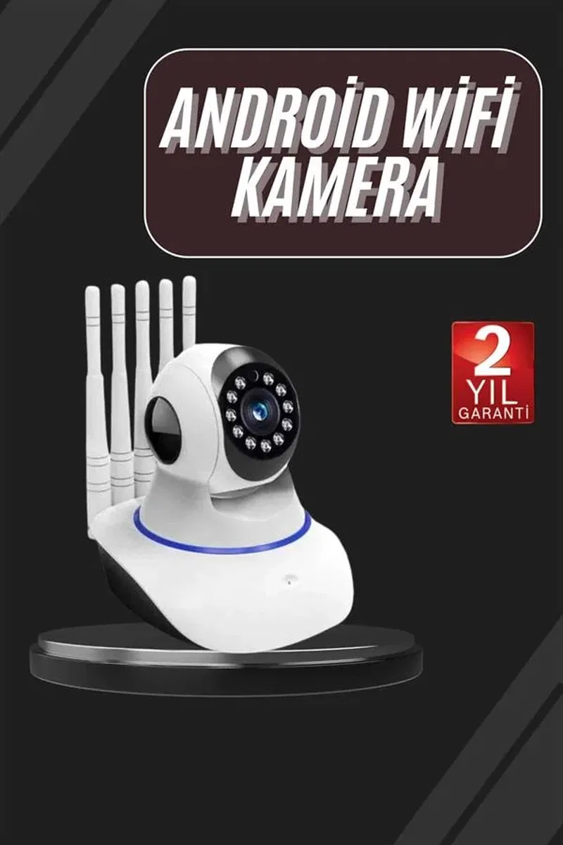 LED Aydınlatmalı 5 Antenli Motorlu 1080P Wifi Kamera Sensörlü Yeni Nesil görsel 2