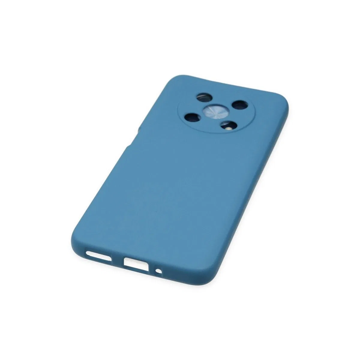 Huawei Nova Y90 Kılıf Nano İçi Kadife Silikon - Mavi görsel 5
