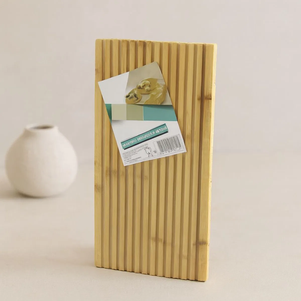 Bambu Servis Sunum Tahtası 17x39x1. 5 cm - Çift Taraflı Düz & Klı