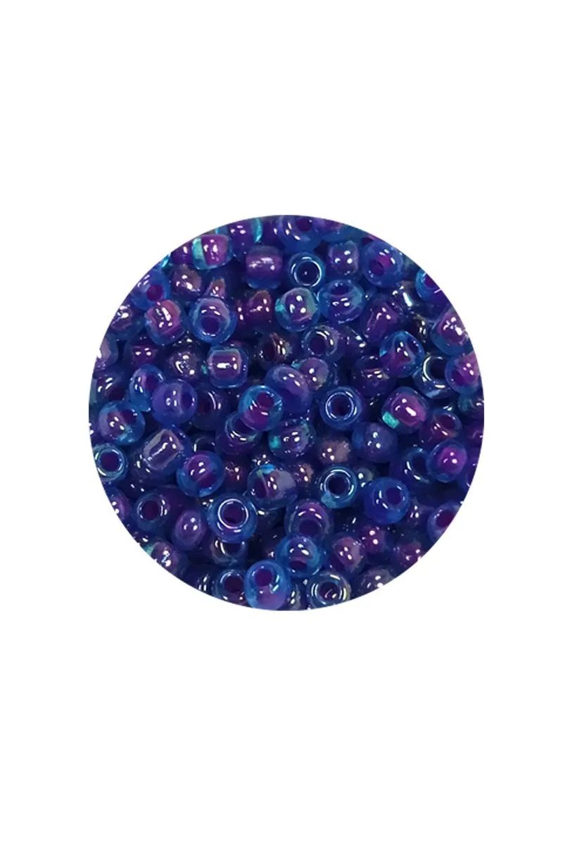 Dökme Cam Kum Boncuk (8/0) 3 mm - 60 Gram - Şeffaf Mavi - BNC190 görsel 2