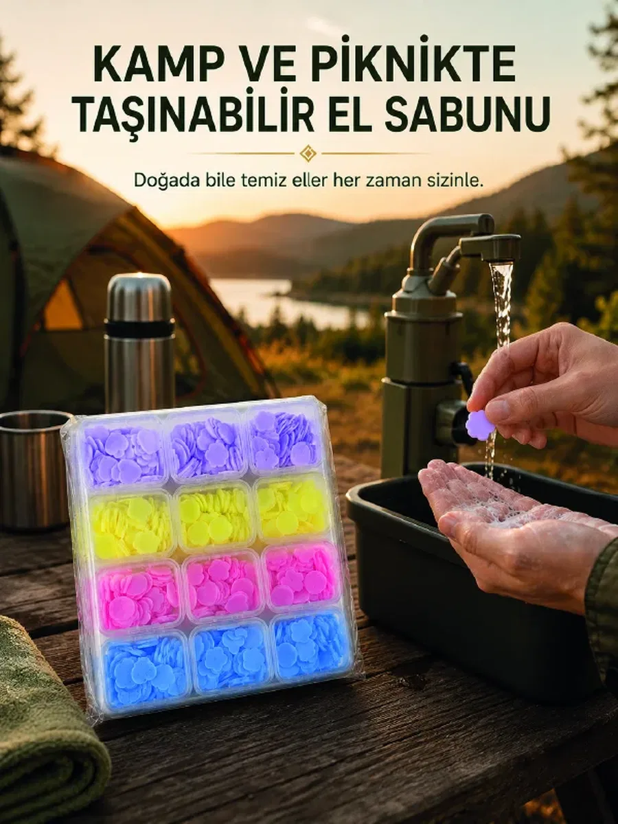 24 Adet Yaprak Sabun ile Günlük Hijyen