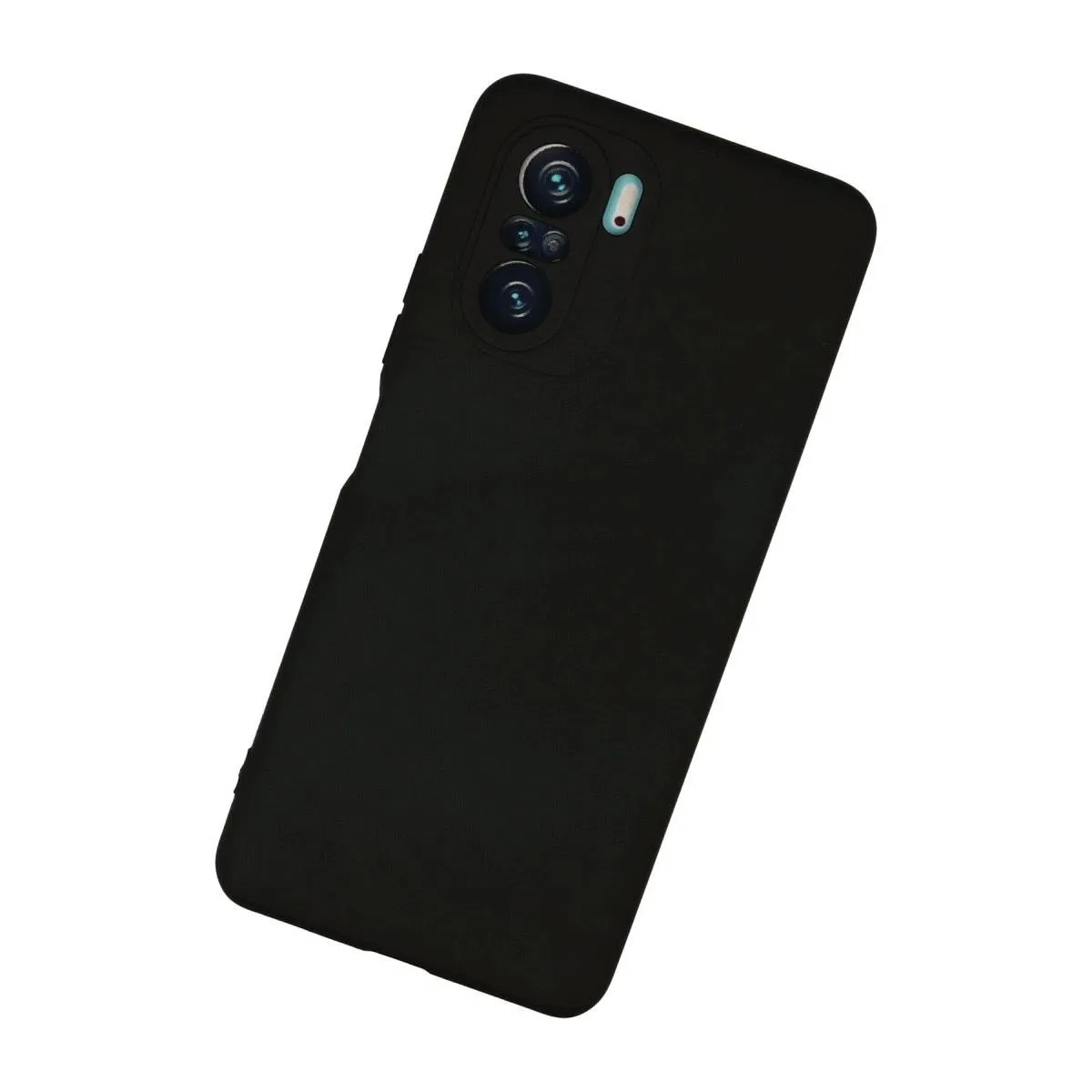 Xiaomi Poco F3 Kılıf Nano İçi Kadife Silikon - Siyah görsel 2