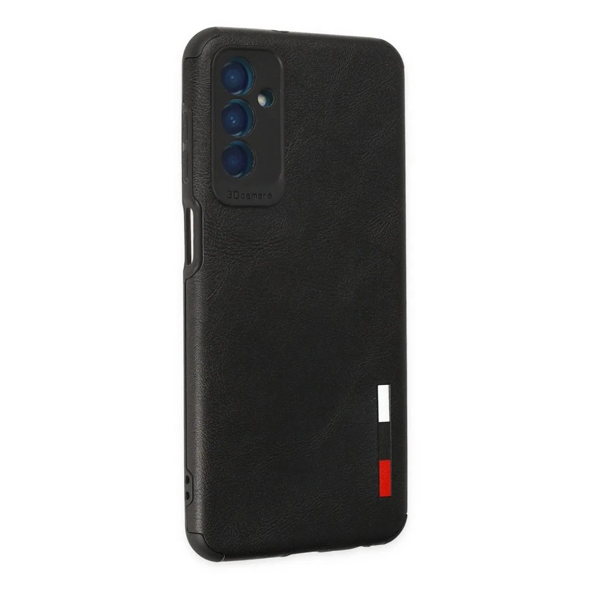 Samsung Galaxy M13 Kılıf Loop Deri Silikon - Siyah görsel 3