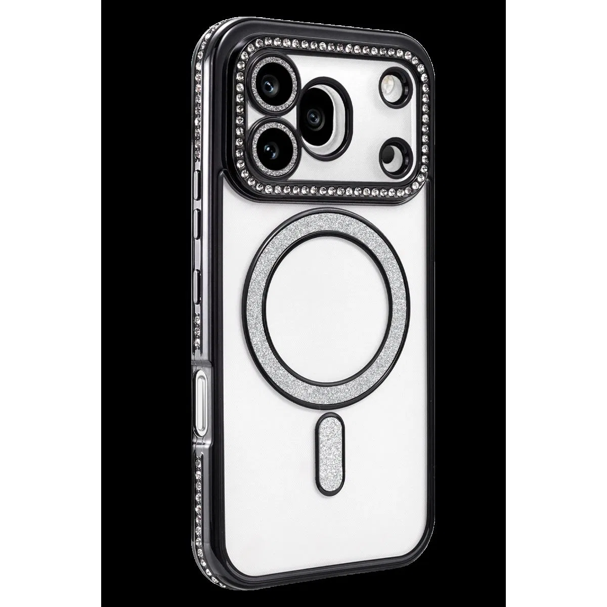 Huawei Honor 600 Pro Joke Simli Magneticsafe Kılıf - Siyah görsel 2