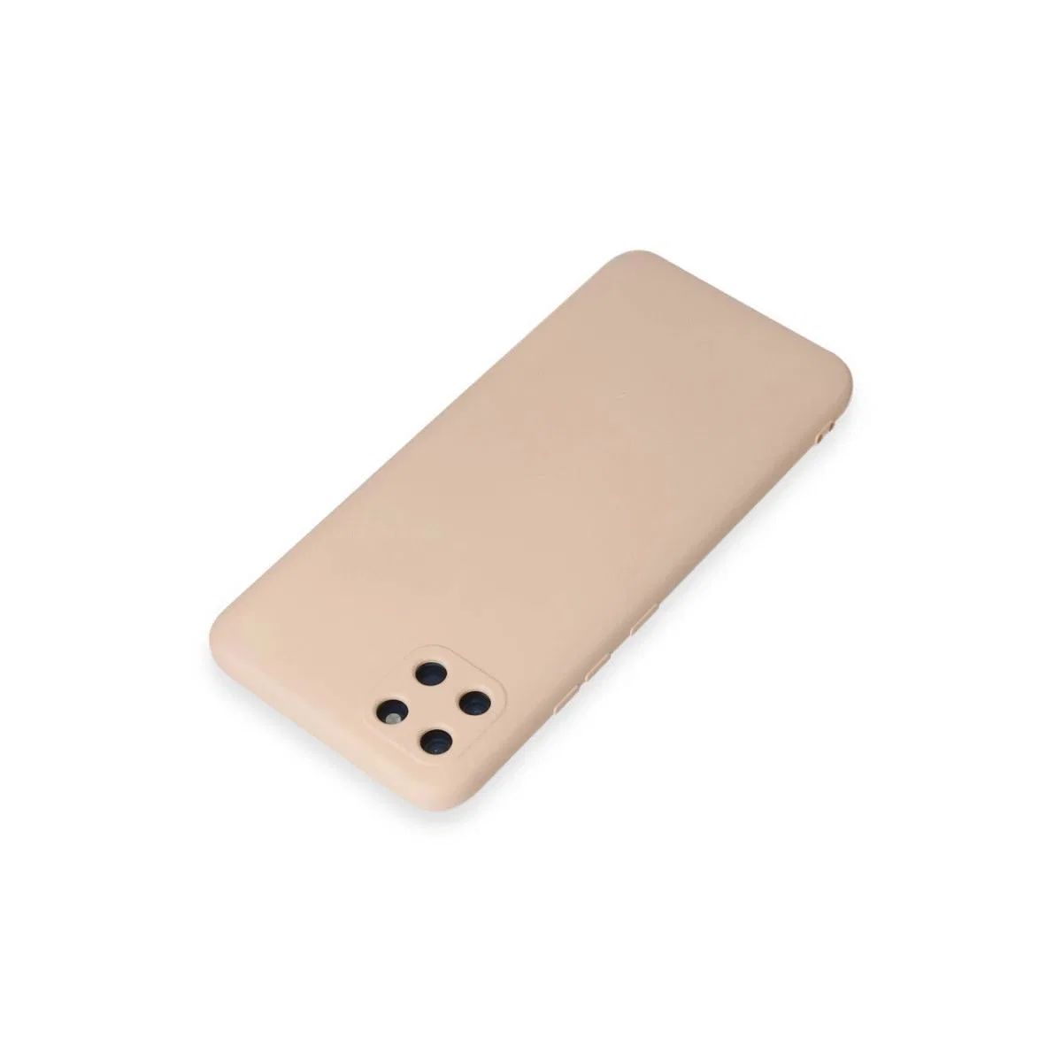 Realme C11 Kılıf Nano İçi Kadife Silikon - Pudra görsel 3