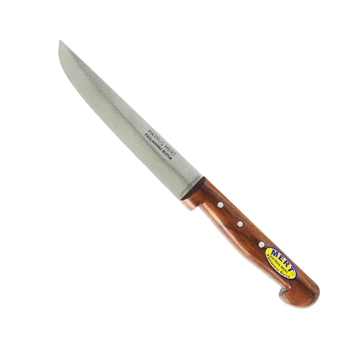 Paslanmaz Bursa Mutfak, Ekmek Bıçağı 15, 5 Cm, Ahşap Sap