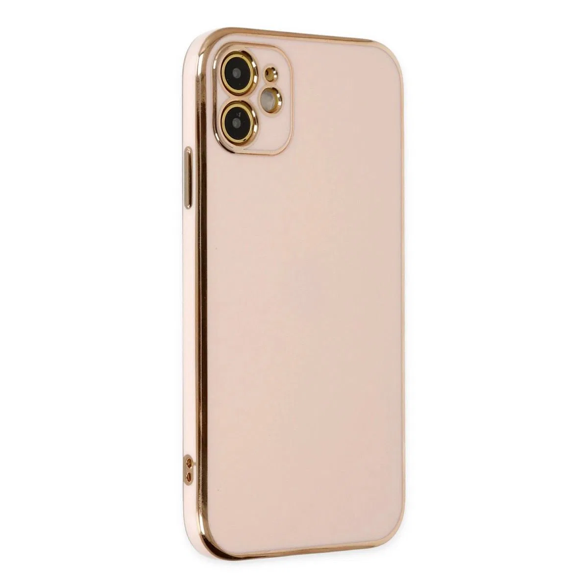 Apple İphone 12 Kılıf Volet Silikon - Pembe