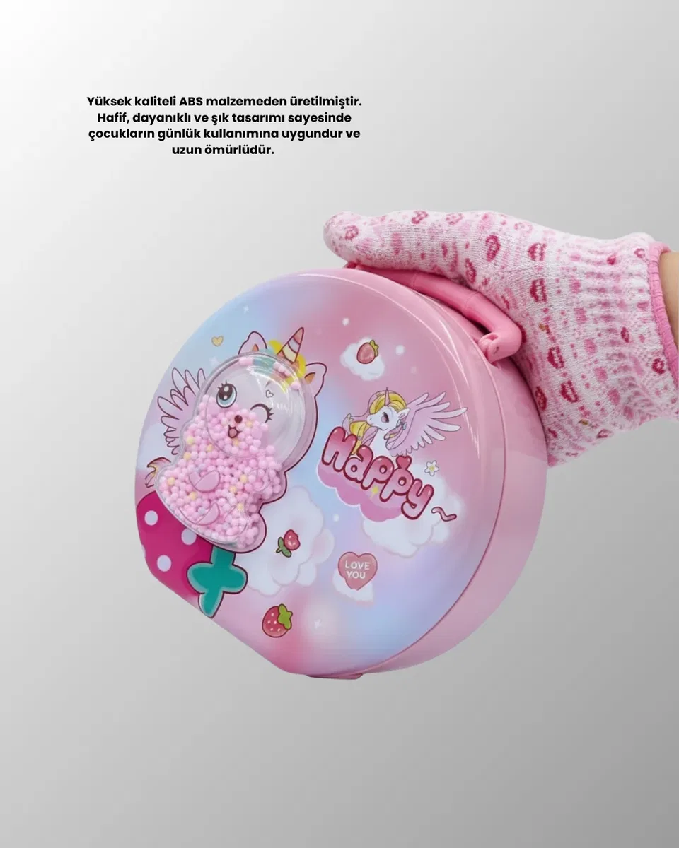 Mini Çocuk Para Kasası Gizli Saklama ve Birikim Kutusu görsel 4