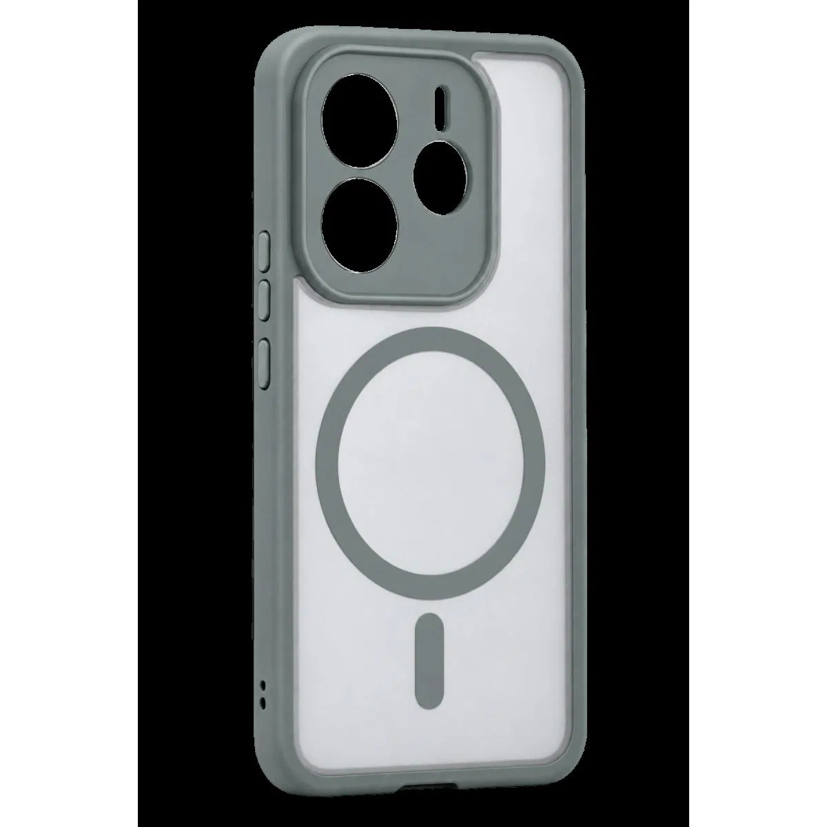 Xiaomi Redmi Note 14 4g Loji Magsafe Kapak - Gri