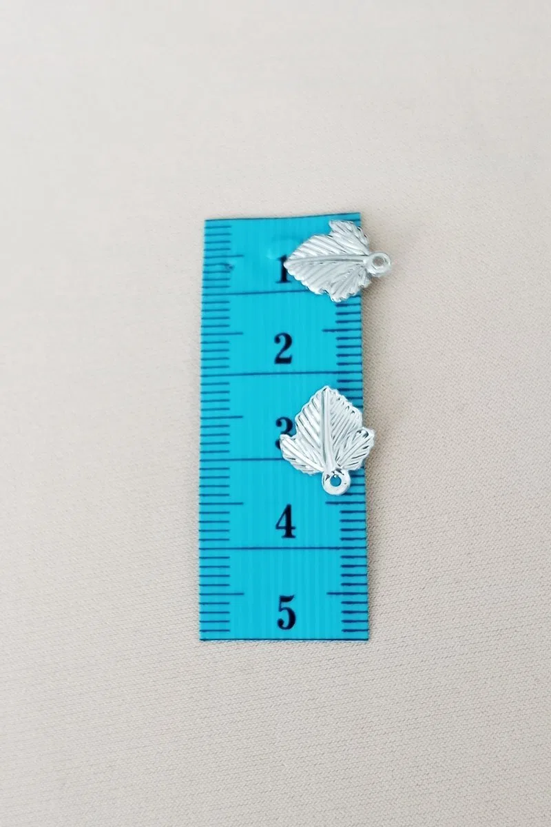 Oya Abiye Bileklik Kolye Pleksi Metalik Plastik Pul Gümüş Renk 8 gram 130 adet - BNC507 görsel 2