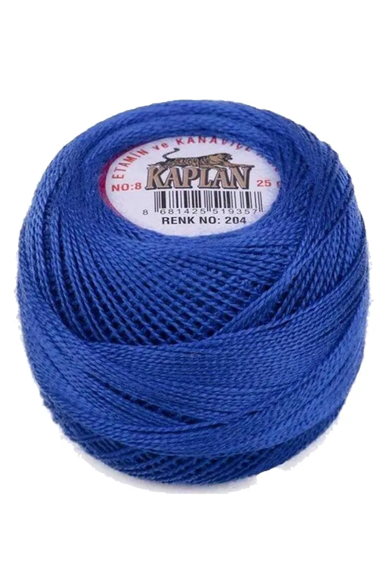 3 Adet Kaplan Etamin Ve Kanaviçe İpi 8 No Kod/Renk: 1002 - 3350 - 204 - Ryl görsel 2