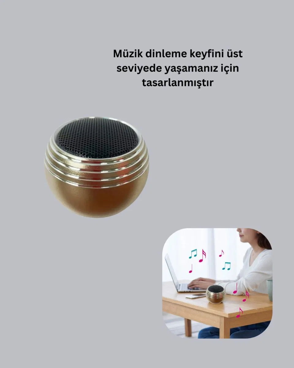 Taşınabilir Bluetooth Hoparlör Yüksek Ses Kaliteli Mini Tasarım Yeni Nesil görsel 3