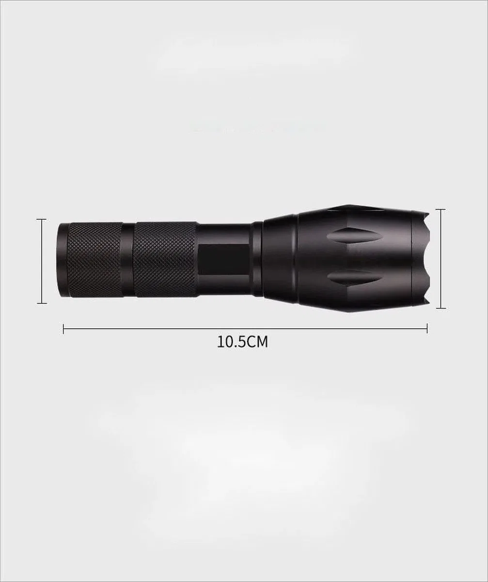 Gold Orion Km-108 T6 Led Şarjlı El Feneri 5 Modlu 200 Metre Işık Mesafesi görsel 2