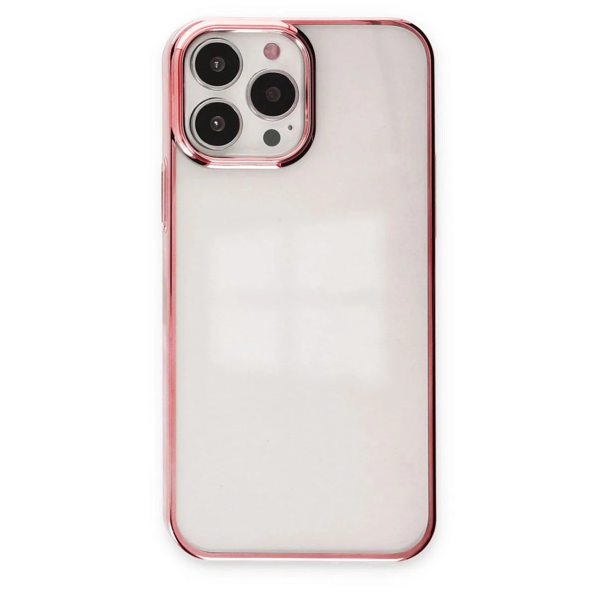 Apple İphone 14 Pro Max Kılıf Element Silikon - Pembe