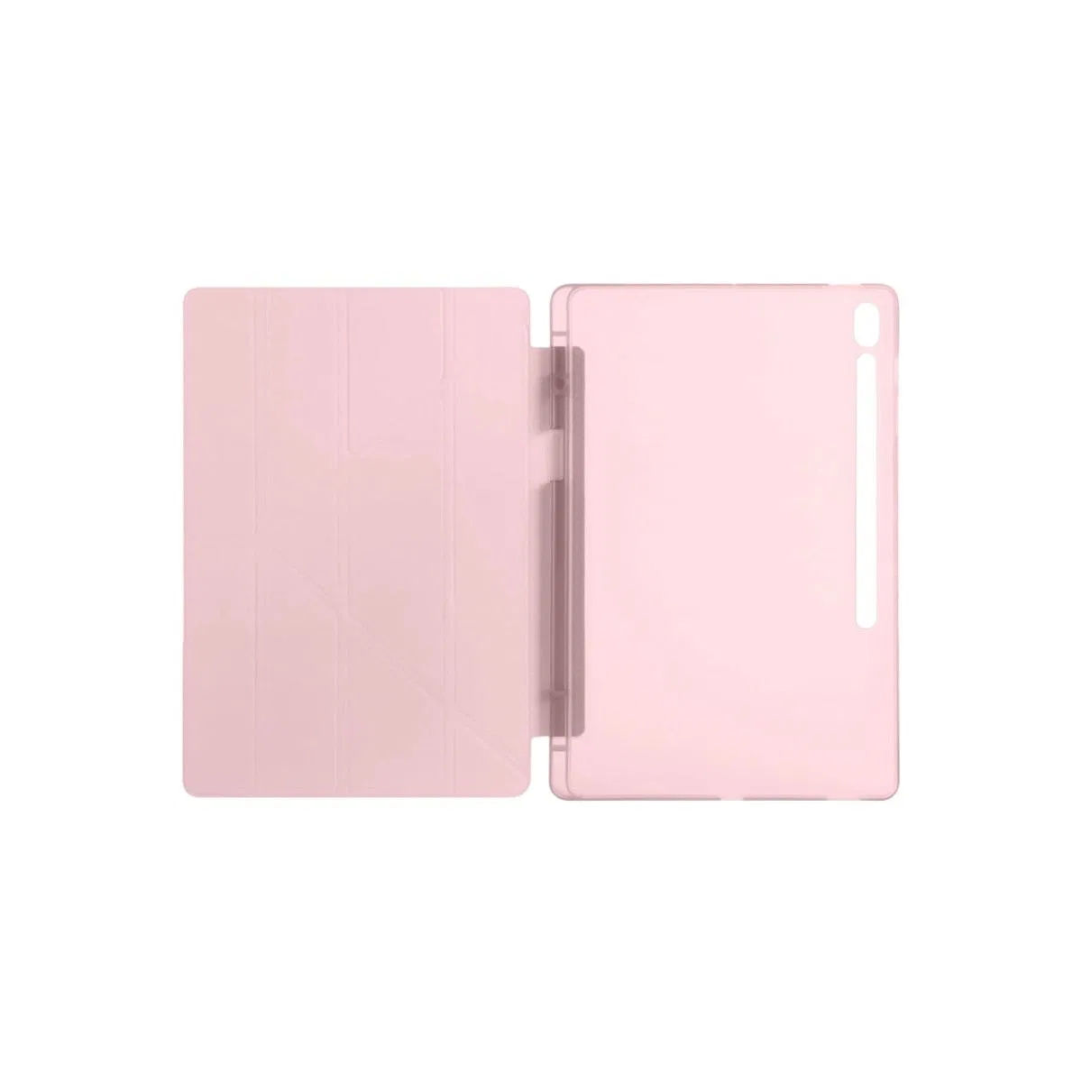 Apple İpad Pro 13 (2024) Kılıf Kalemlikli Hugo Tablet Kılıfı - Rose Gold görsel 2