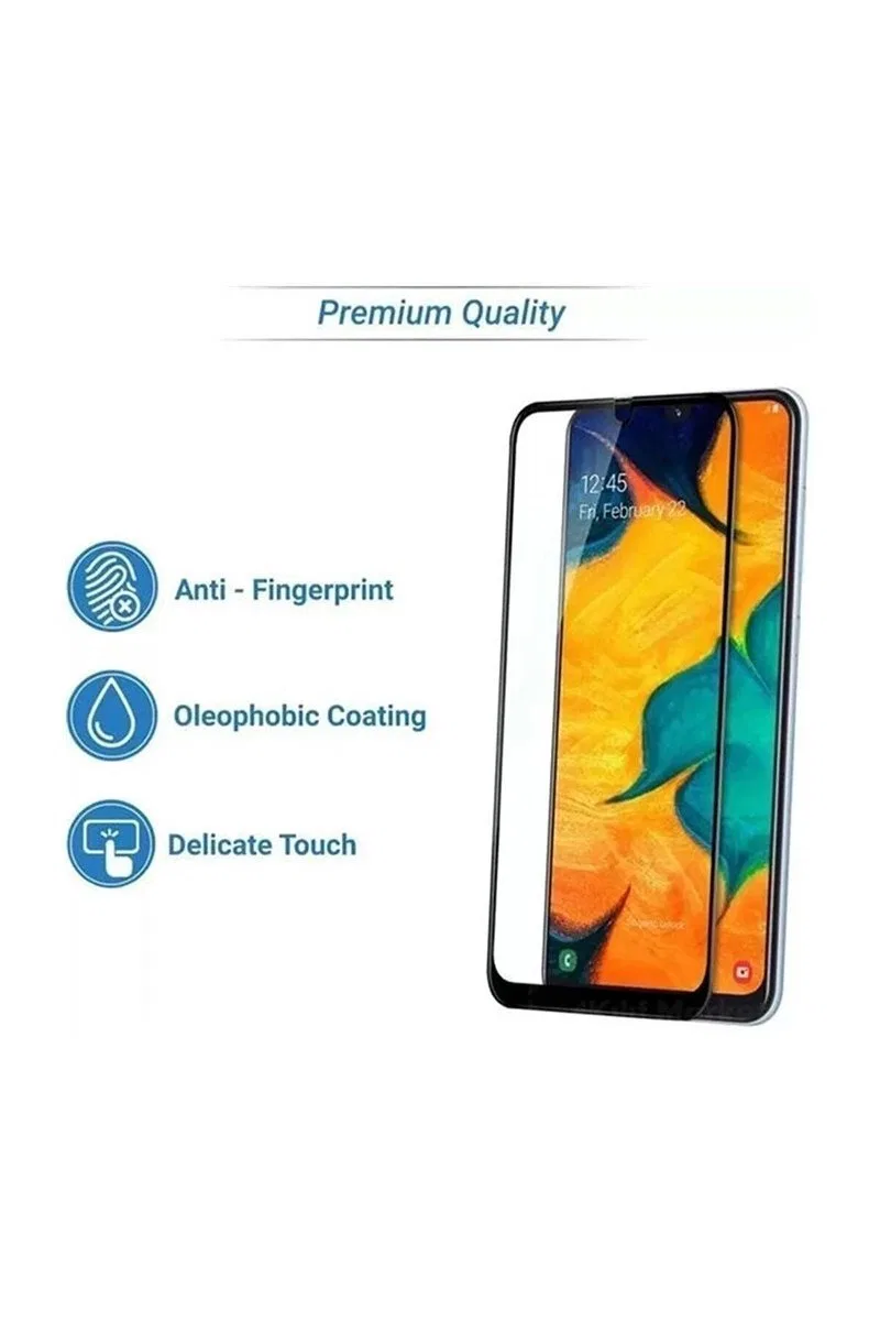 Samsung A31 Uyumlu 9d Tam Kaplayan Parmak Izi Bırakmayan Ekran Koruyucu Film görsel 2