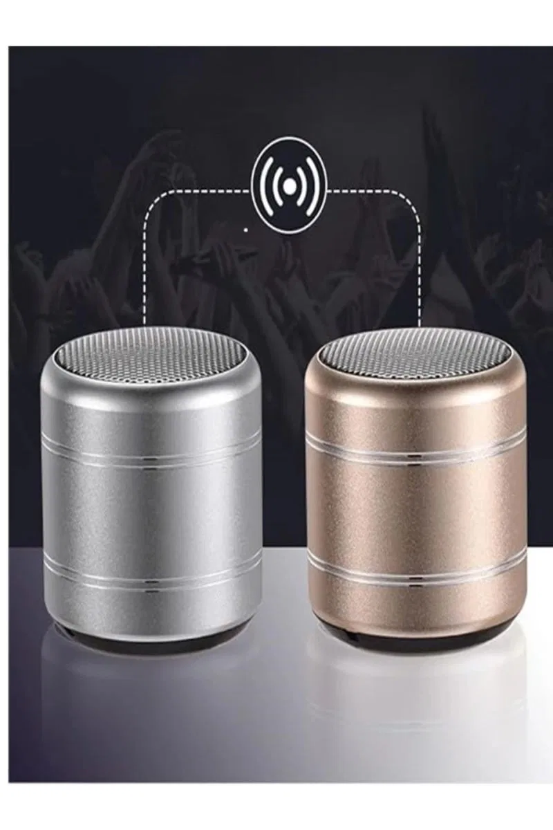 Mini Alüminyum Tws Kablosuz Bluetooth Hoparlör – Yuvarlak Metal Tasarım, Yüksek Bas Ve Taşınabilir Özellikler görsel 4