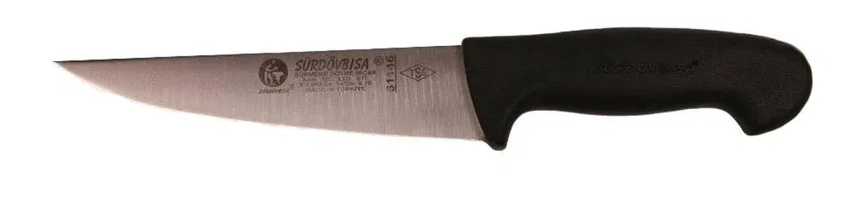 Sürmene 61046 Kasap Kurban Sıyırma Bıçağı 16. 5 Cm, Plastik Sap
