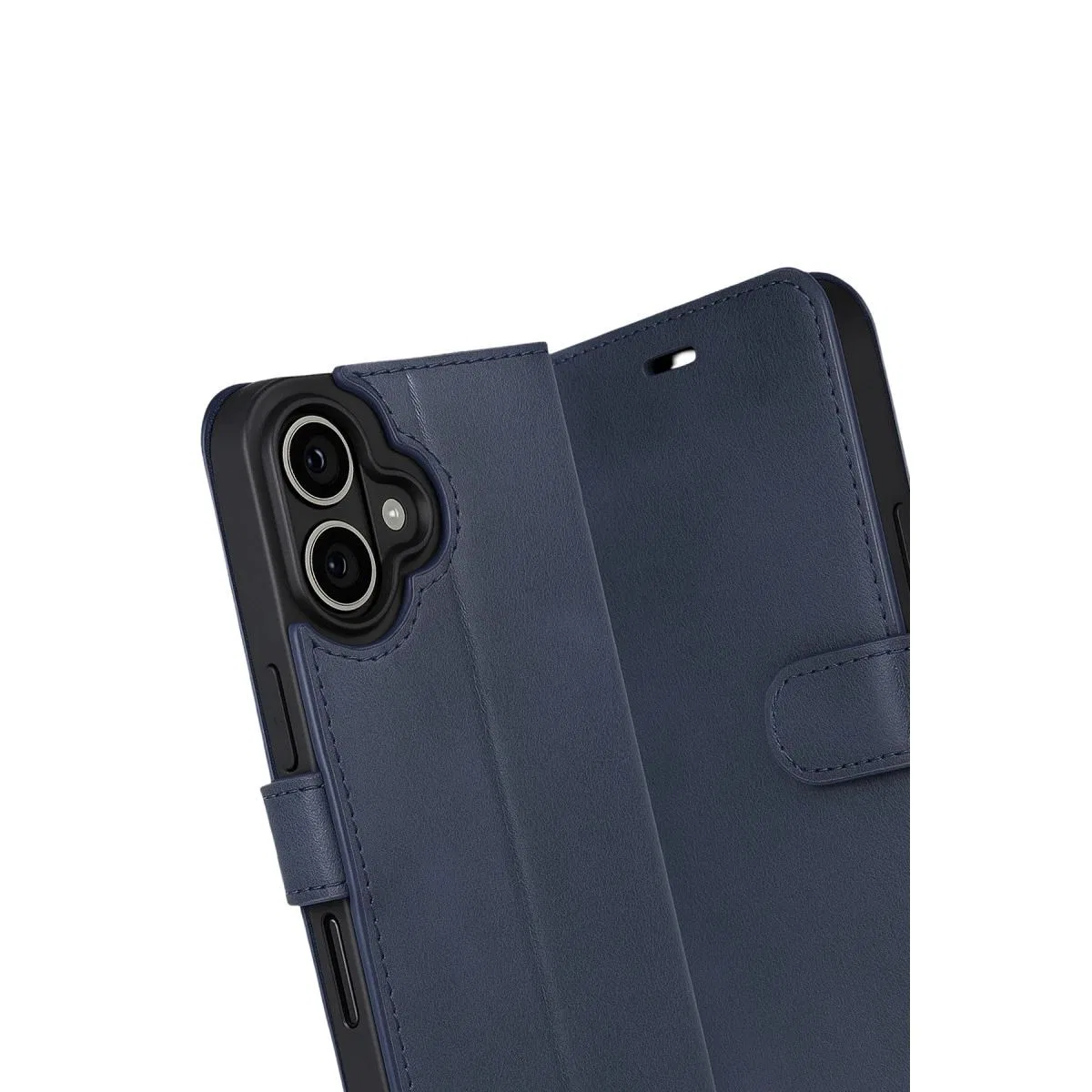 Apple İphone 17 Trend S Plus Kapaklı Kılıf - Lacivert görsel 3