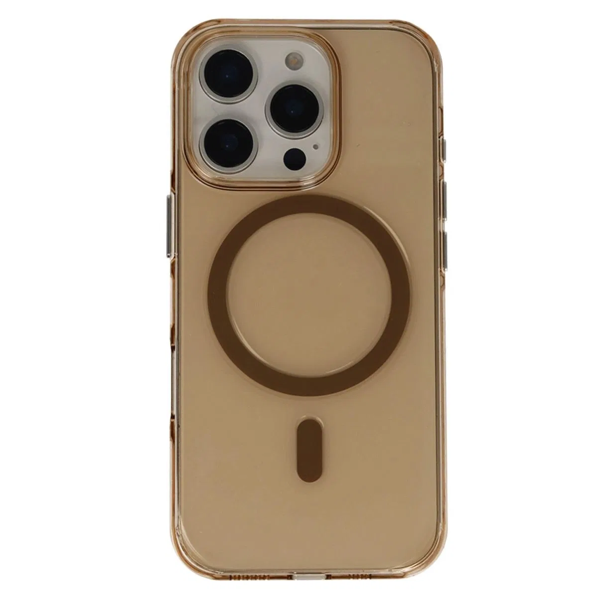 Joko Apple İphone 16 Pro Max Gleam Pc Sert Magsafe Kılıf - Şeffaf-gold görsel 2