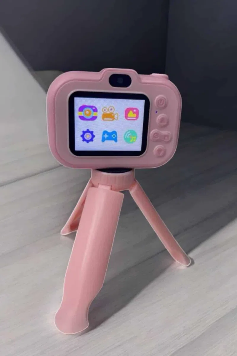Ayaklı Mini Fotoğraf Makinesi Çocuk Için Eğitici Video Kamera görsel 6