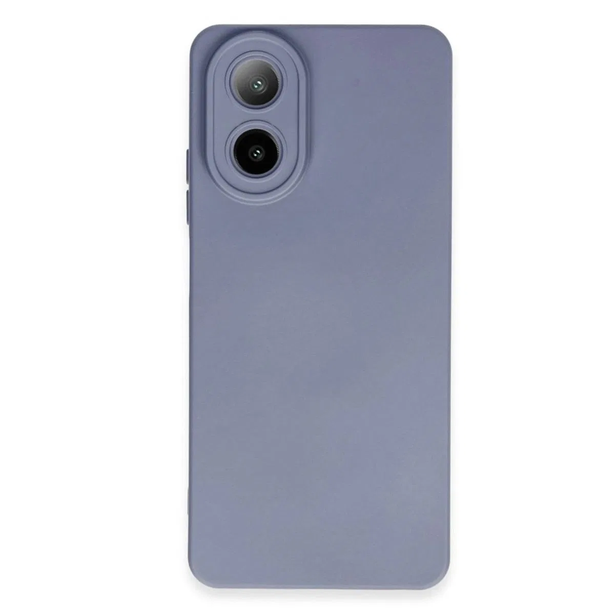 Oppo A38 Kılıf Nano İçi Kadife Silikon - Gri