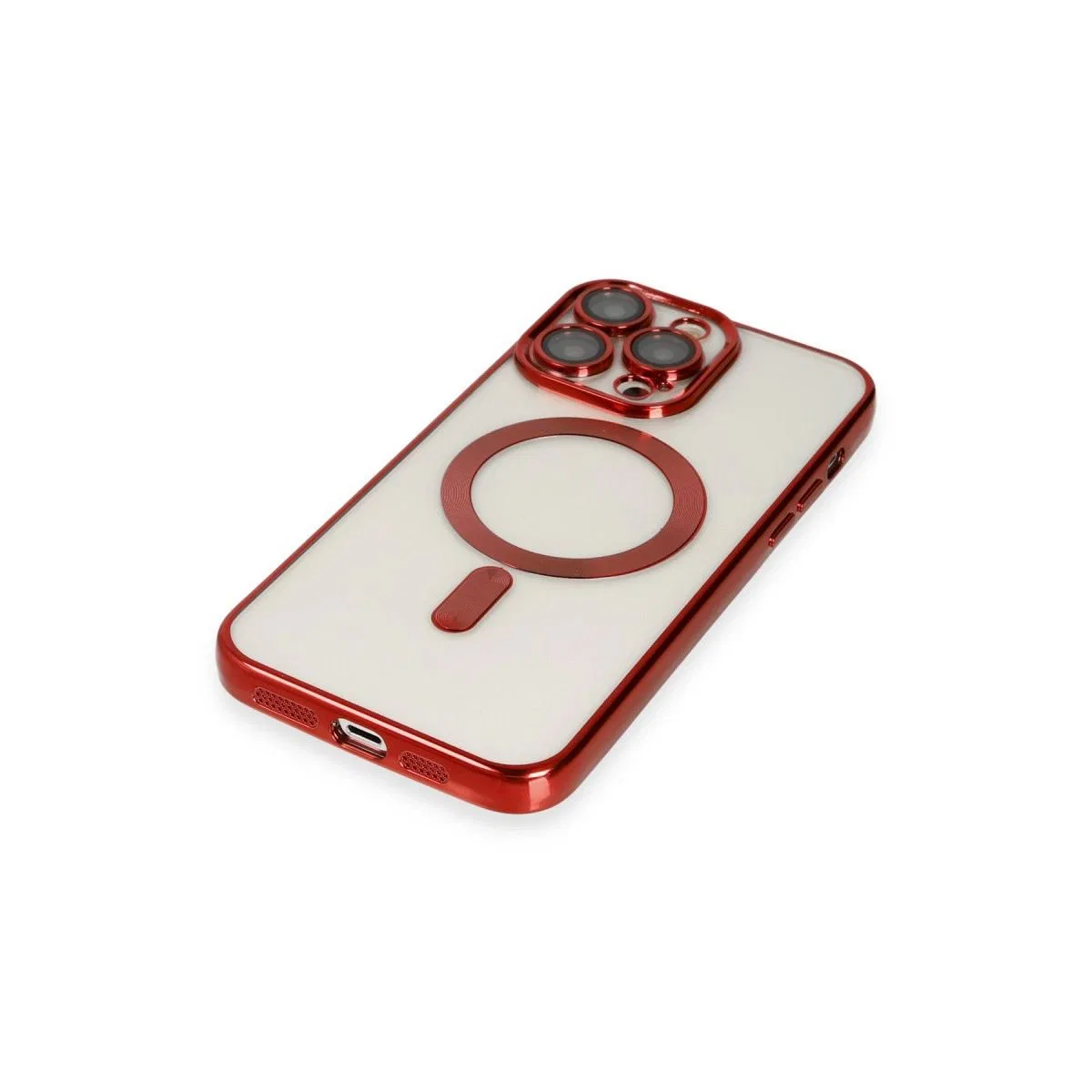 Apple İphone 14 Pro Kılıf Kross Magneticsafe Kapak - Kırmızı görsel 5