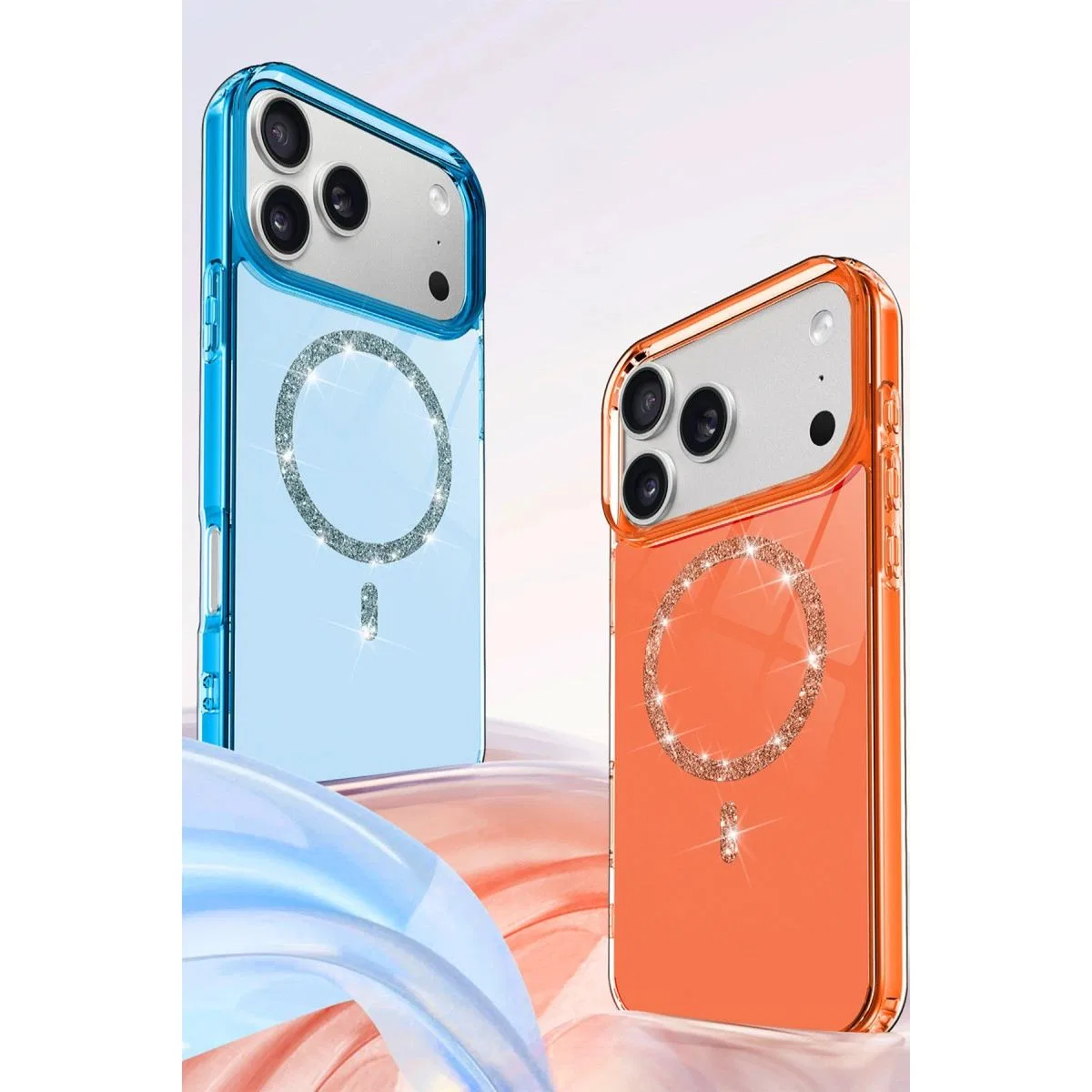 Apple İphone 17 Pro Live Diamond Magsafe Kapak - Siyah görsel 5