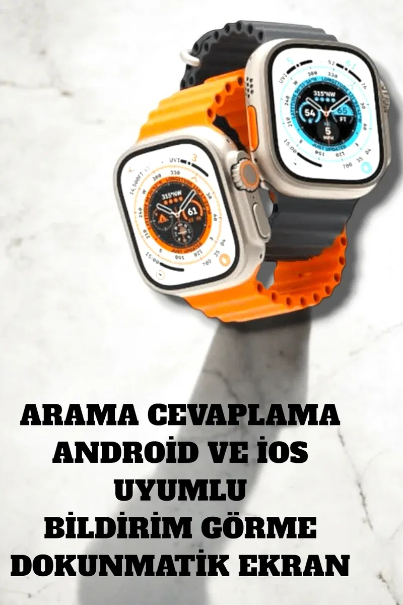 Uyku ve Nabız Takipli, Wireless Şarjlı Akıllı Saat Android ve iOS Uyumlu görsel 3