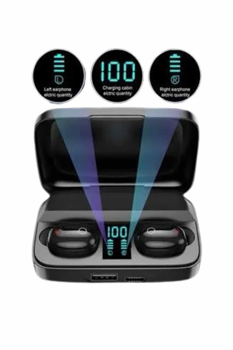 Kablosuz Dijital Göstergeli Çağrı Cevaplayabilen TWS 5. 0 Bluetooth Kulaklık görsel 4