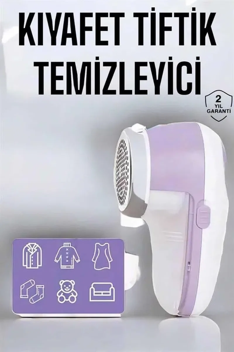 Tiftik Temizleyici Hazneli Şarjlı Manuel Kolay Kullanım görsel 2