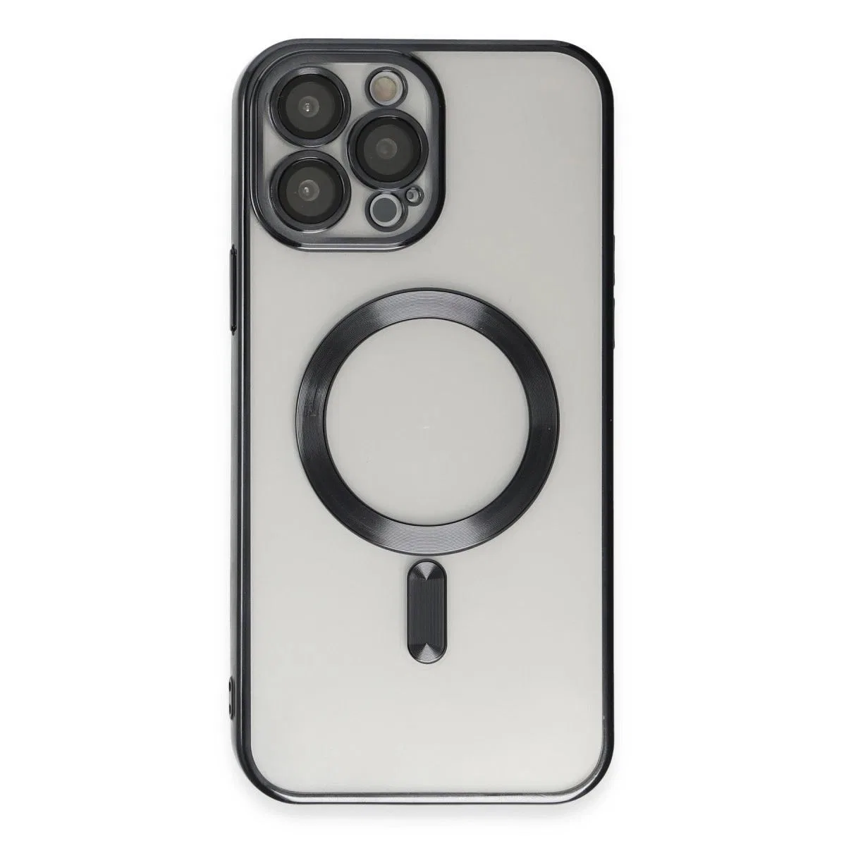 Apple İphone 15 Pro Max Kılıf Kross Magneticsafe Kapak - Siyah görsel 3