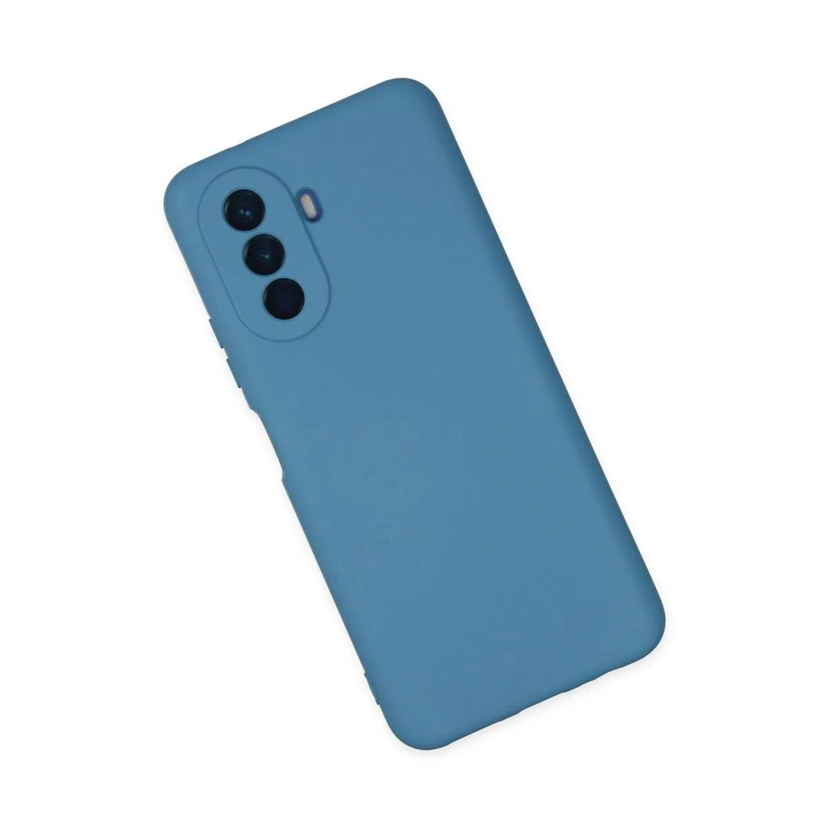 Huawei Nova Y70 Kılıf Nano İçi Kadife Silikon - Mavi görsel 3