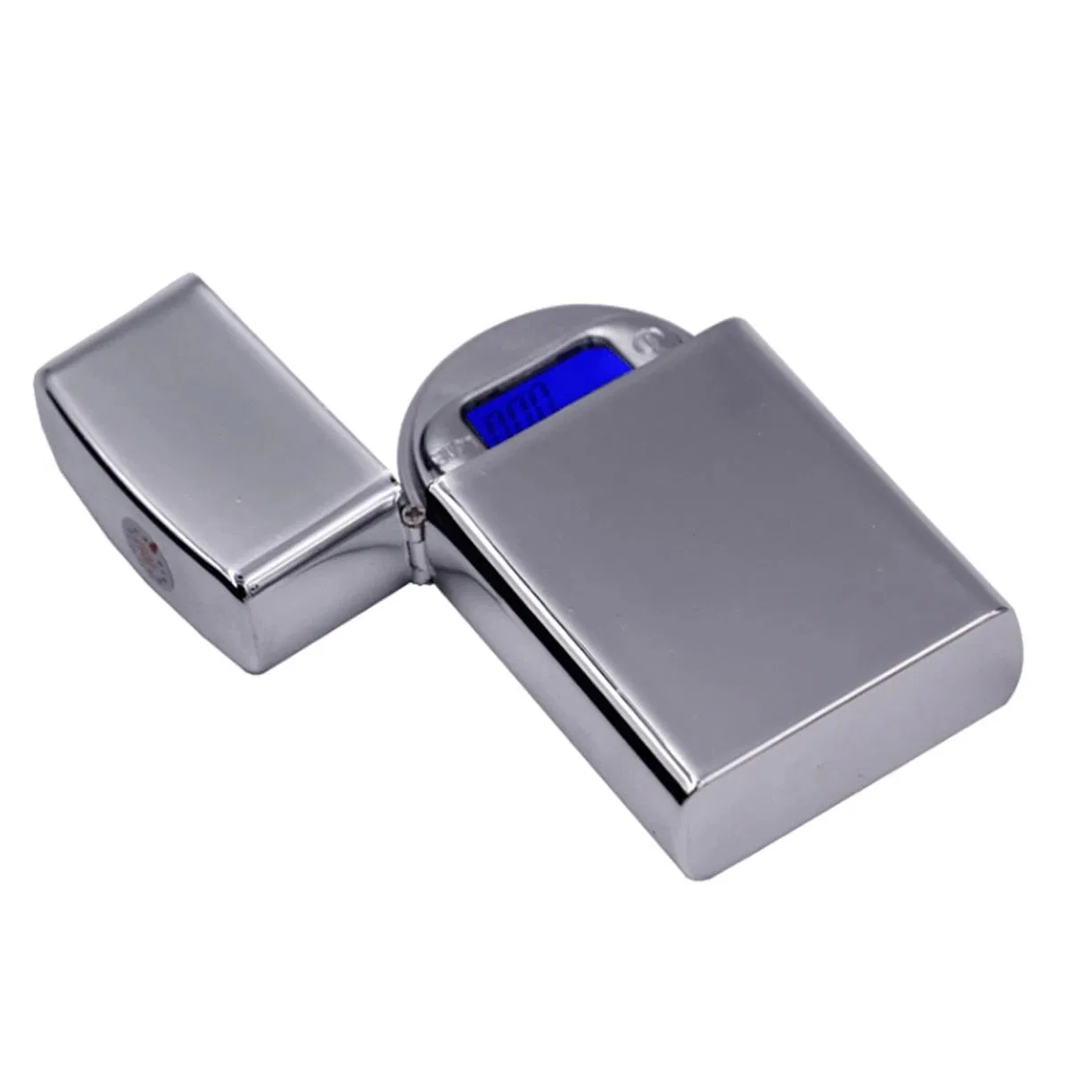 Diamond Zippo Çakmak Şeklinde Kutulu Mini Cep Hassas Dijital Terazi (200gr-0. 01) görsel 3
