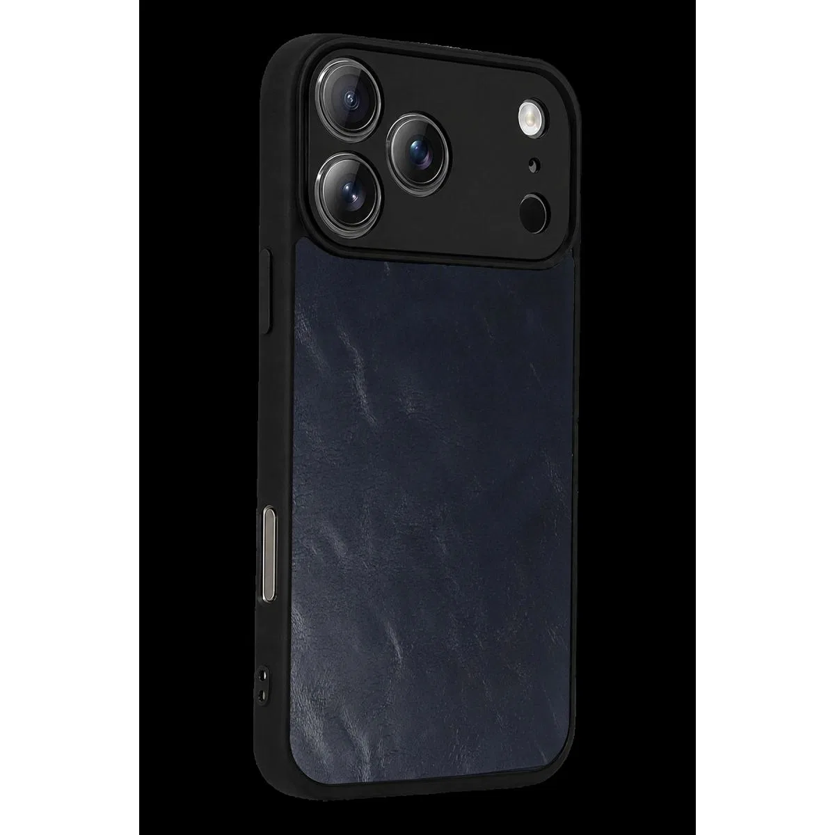 Apple İphone 17 Pro Aras Deri Kapak - Lacivert görsel 3
