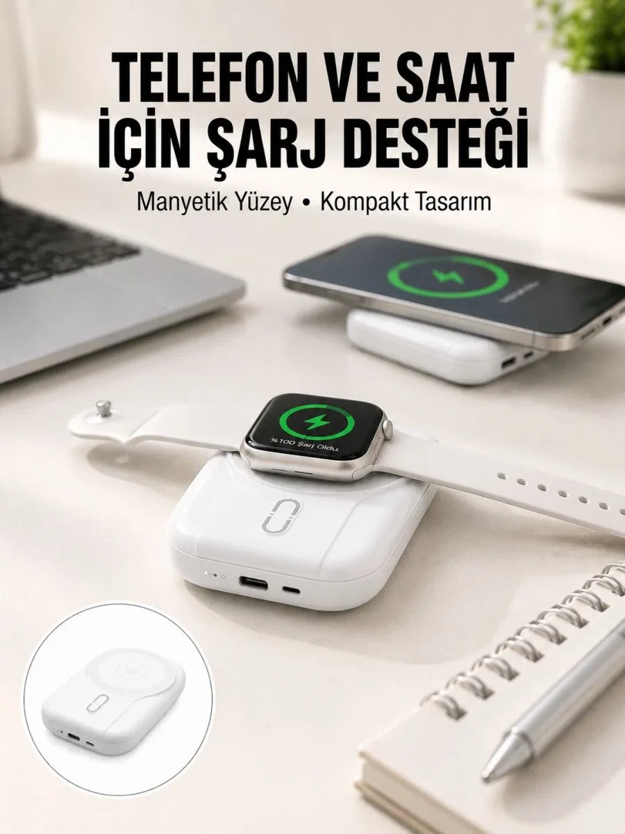 Yüksek Kapasiteli 22. 5w Hızlı Şarj Taşınabilir Powerbank Yeni Nesil