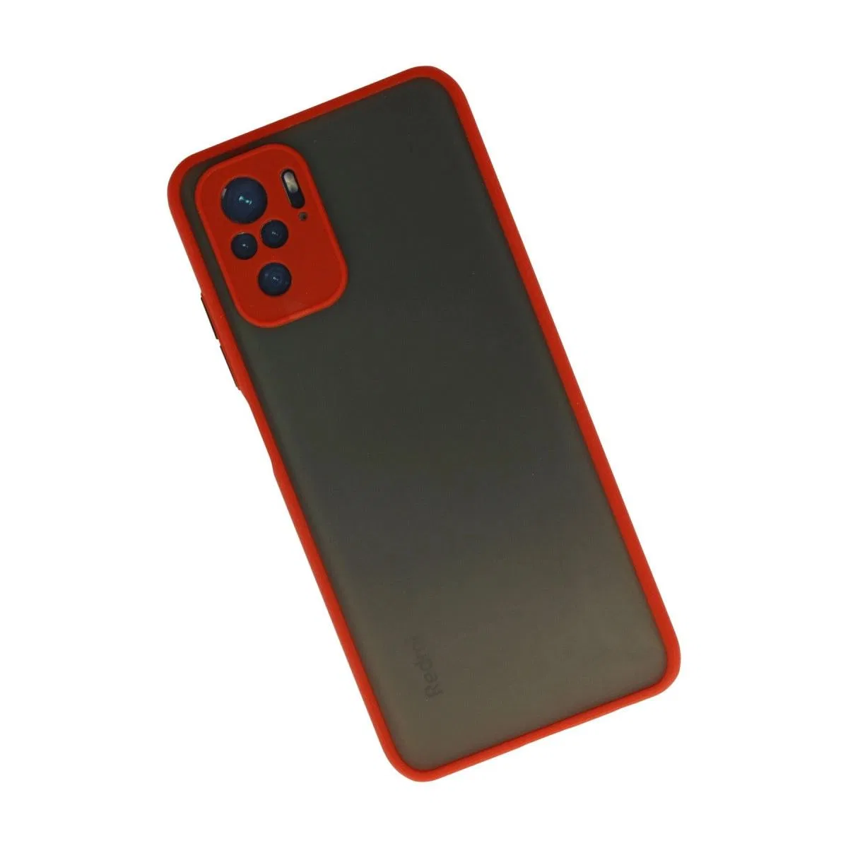 Xiaomi Redmi Note 10 Kılıf Montreal Silikon Kapak - Kırmızı görsel 2