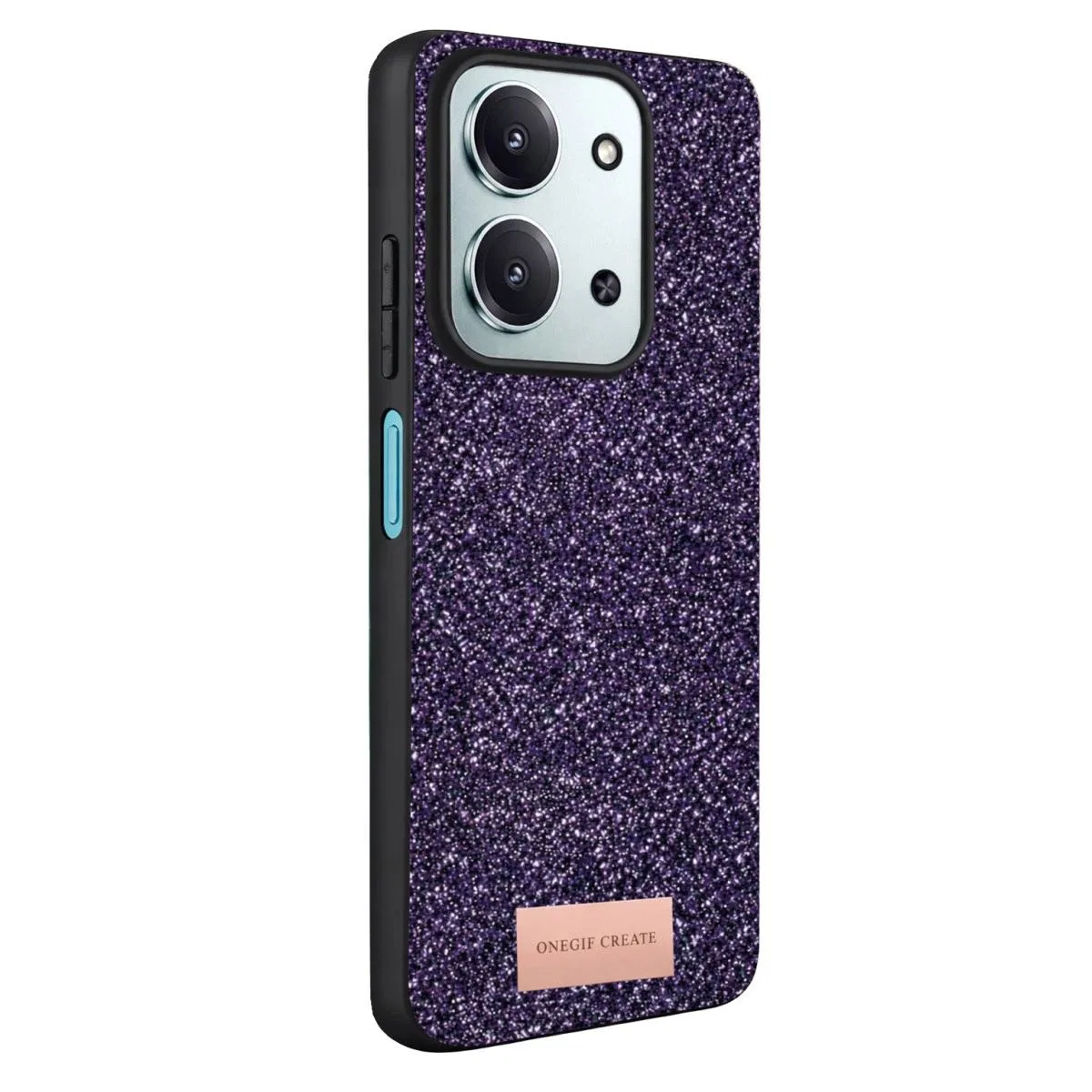 Onegif Xiaomi Redmi 15c 4g Bright Simli Kapak - Derin Mor görsel 3