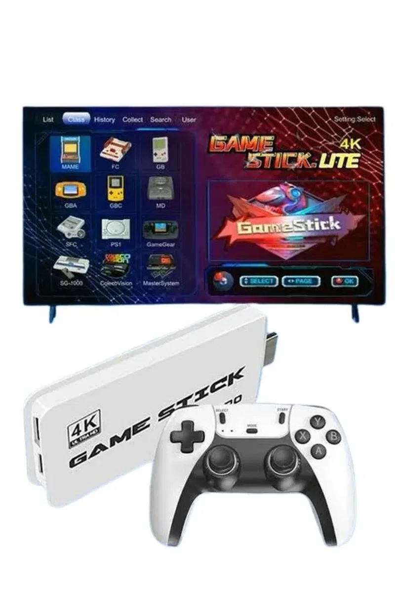 2. 4 GHZ Oyun Konsolu Çift Konsol 4K Ultra Hd Game Stick görsel 5