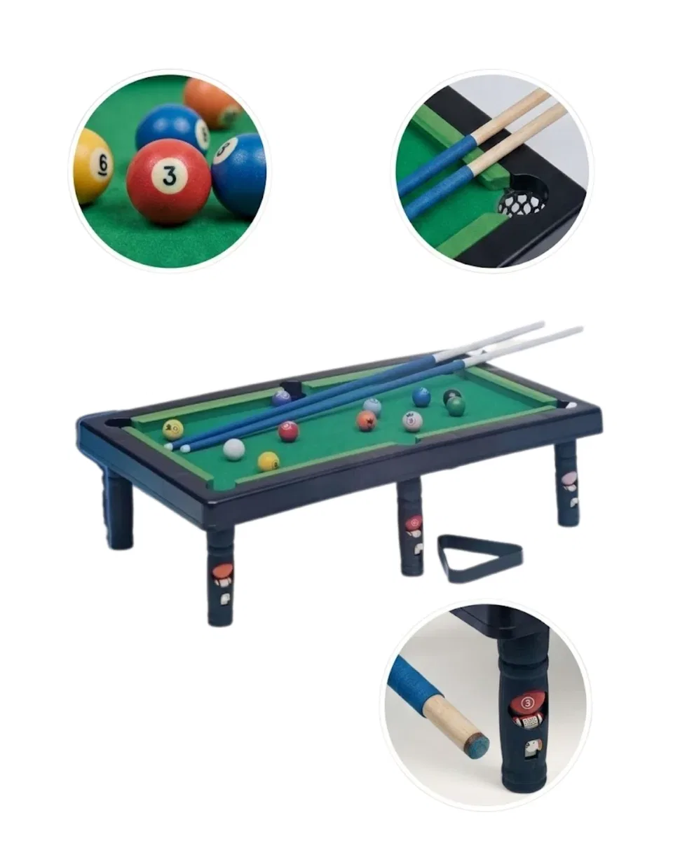 Çocuklar İçin Bilardo Seti Masaüstü Snooker ve Pool Oyuncak görsel 4