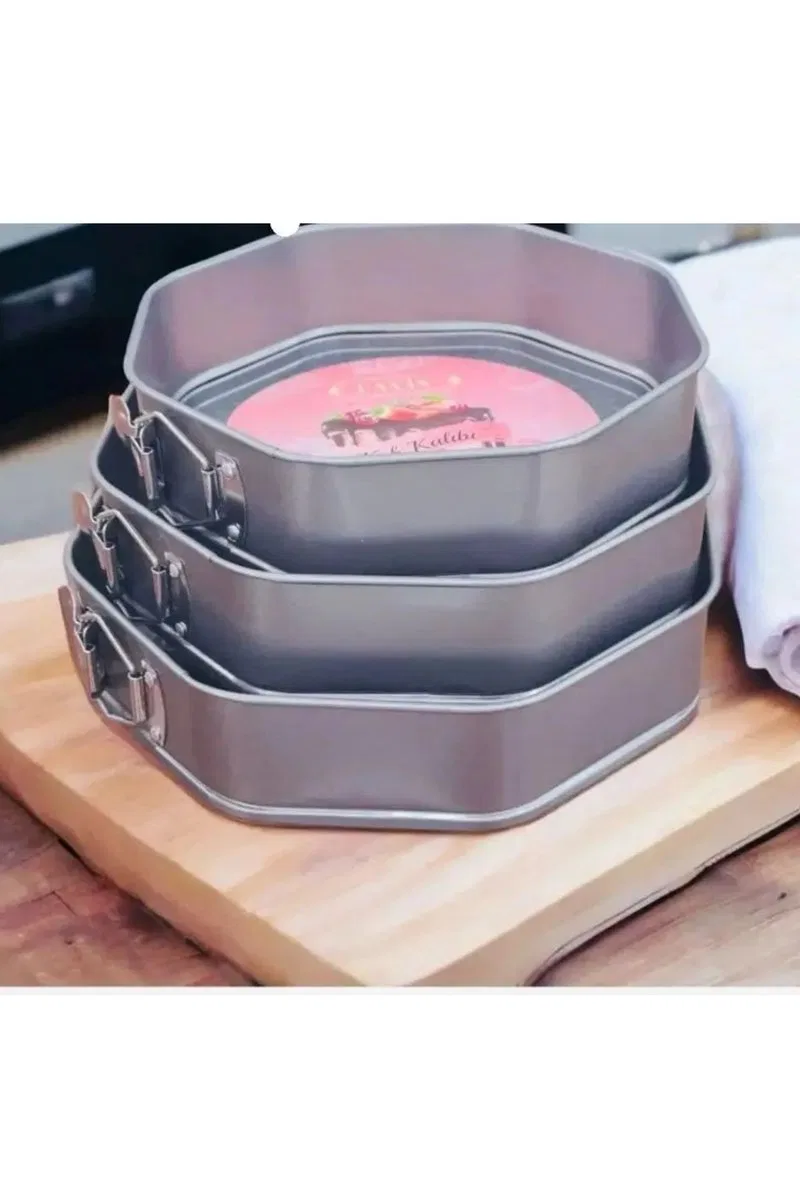3'lü Sekizgen li Kek Kalıbı
