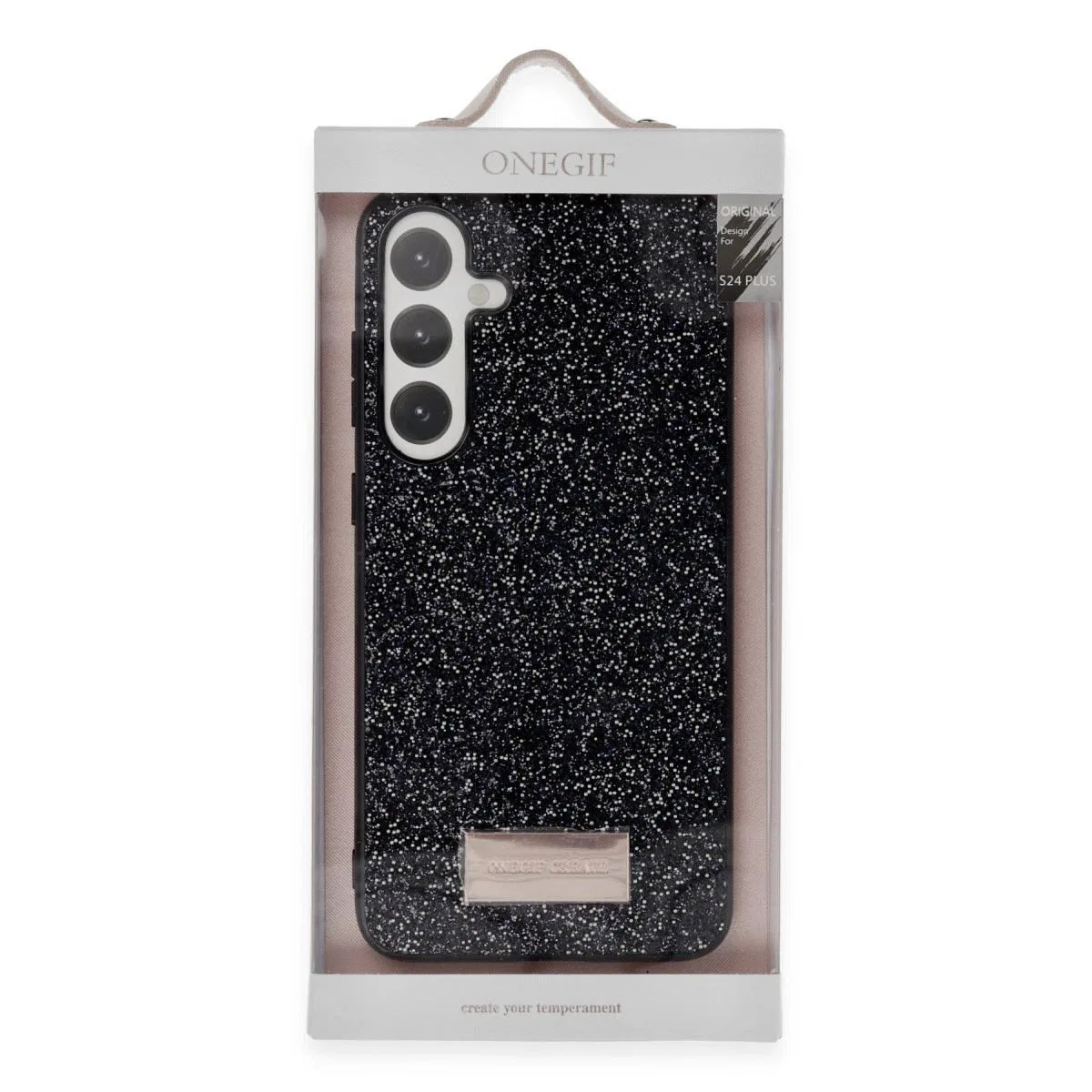 Onegif Samsung Galaxy A05s Bright Simli Kapak - Derin Mor görsel 3