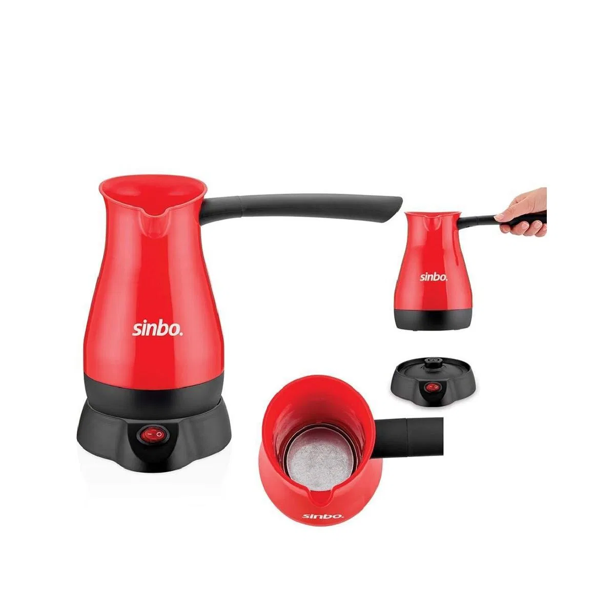 Elektrikli Cezve Türk Kahve Makinesi 700W 400ml (5 Fincan) görsel 3