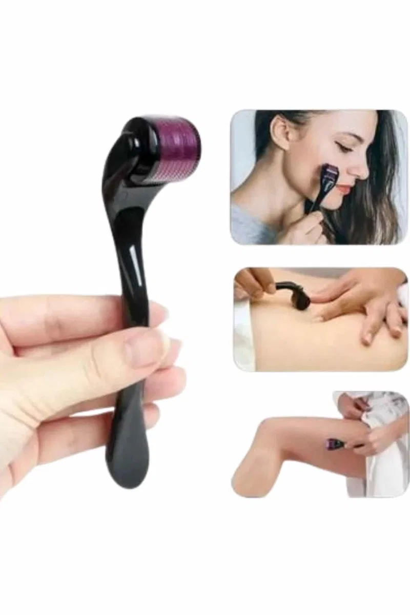 Titanyum Uçlu Derma Roller 540 İğneli 1 mm Gözenek Azaltıcı Akne İzlerine Uygun görsel 3