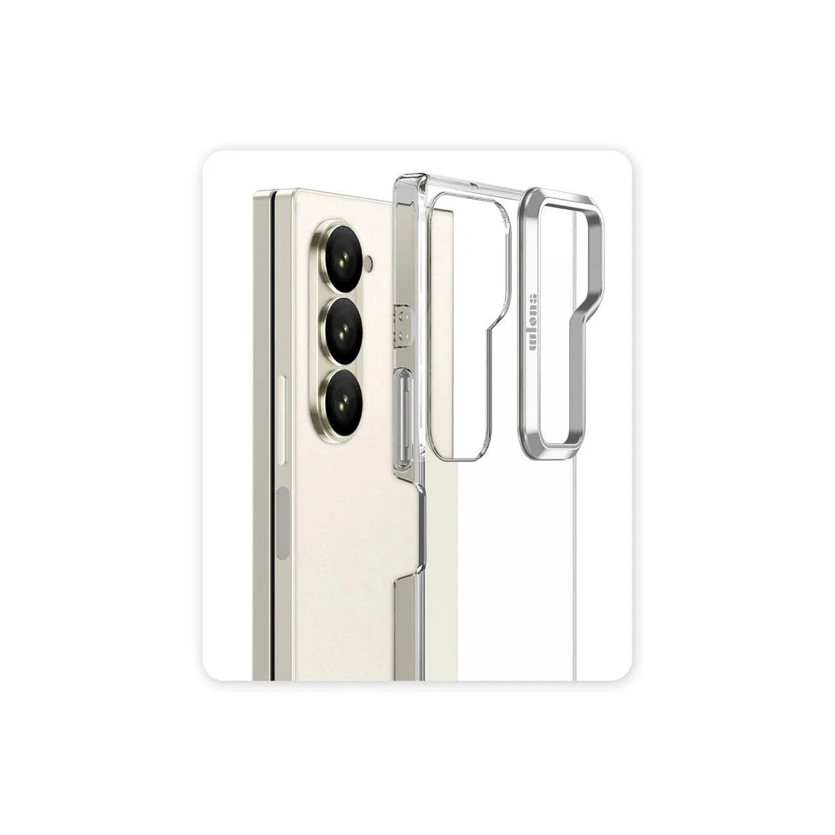Joko Samsung Galaxy Z Fold 6 Crystal Magsafe Kapak - Şeffaf görsel 4