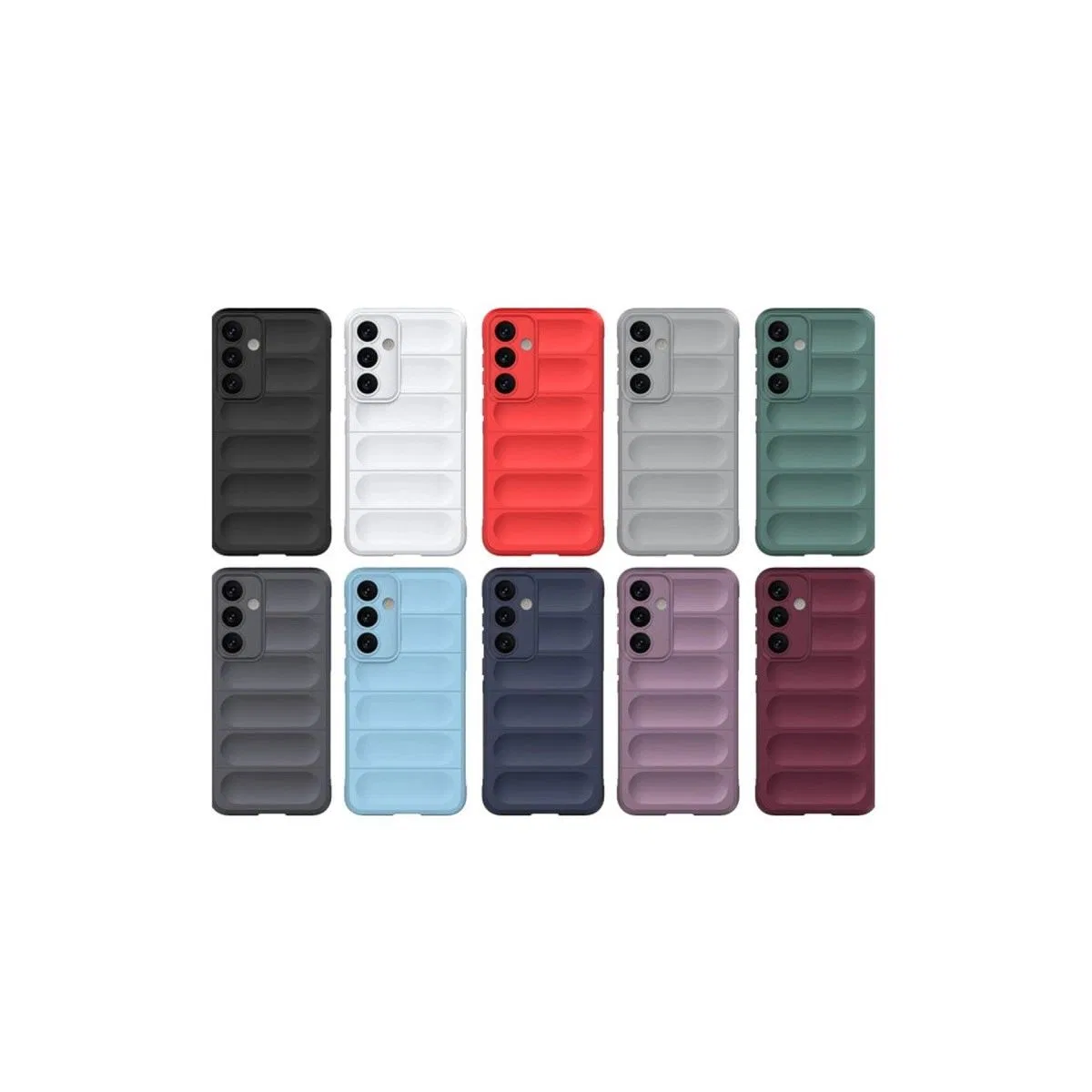 Samsung Galaxy S24 Fe Kılıf Optimum Silikon - Kırmızı görsel 3