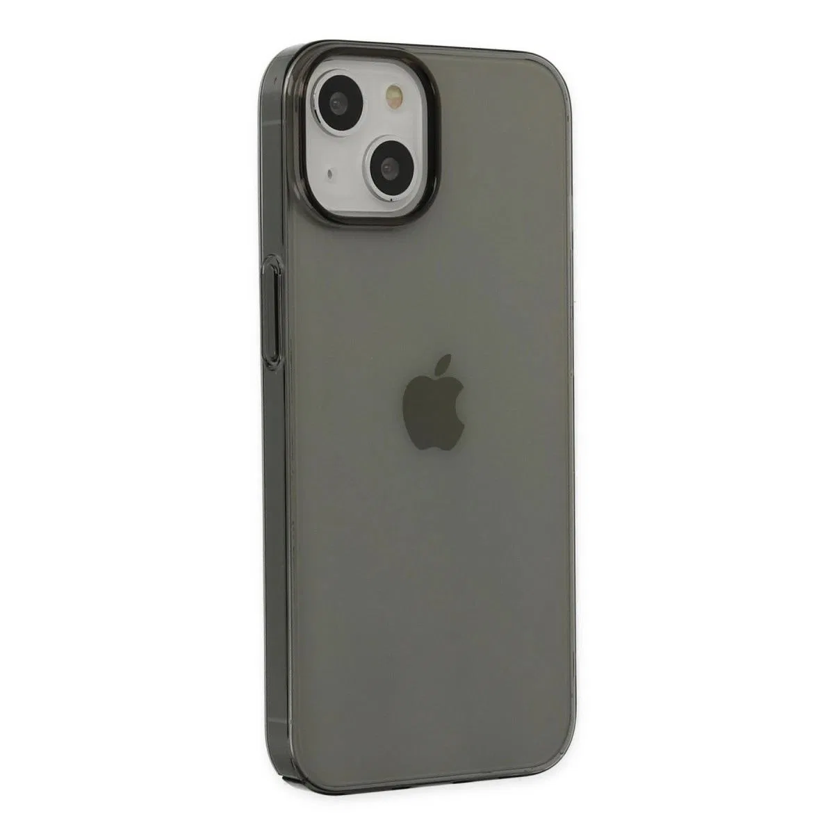 Apple İphone 14 Plus Kılıf Pc Sert Şeffaf Kapak - Siyah görsel 2