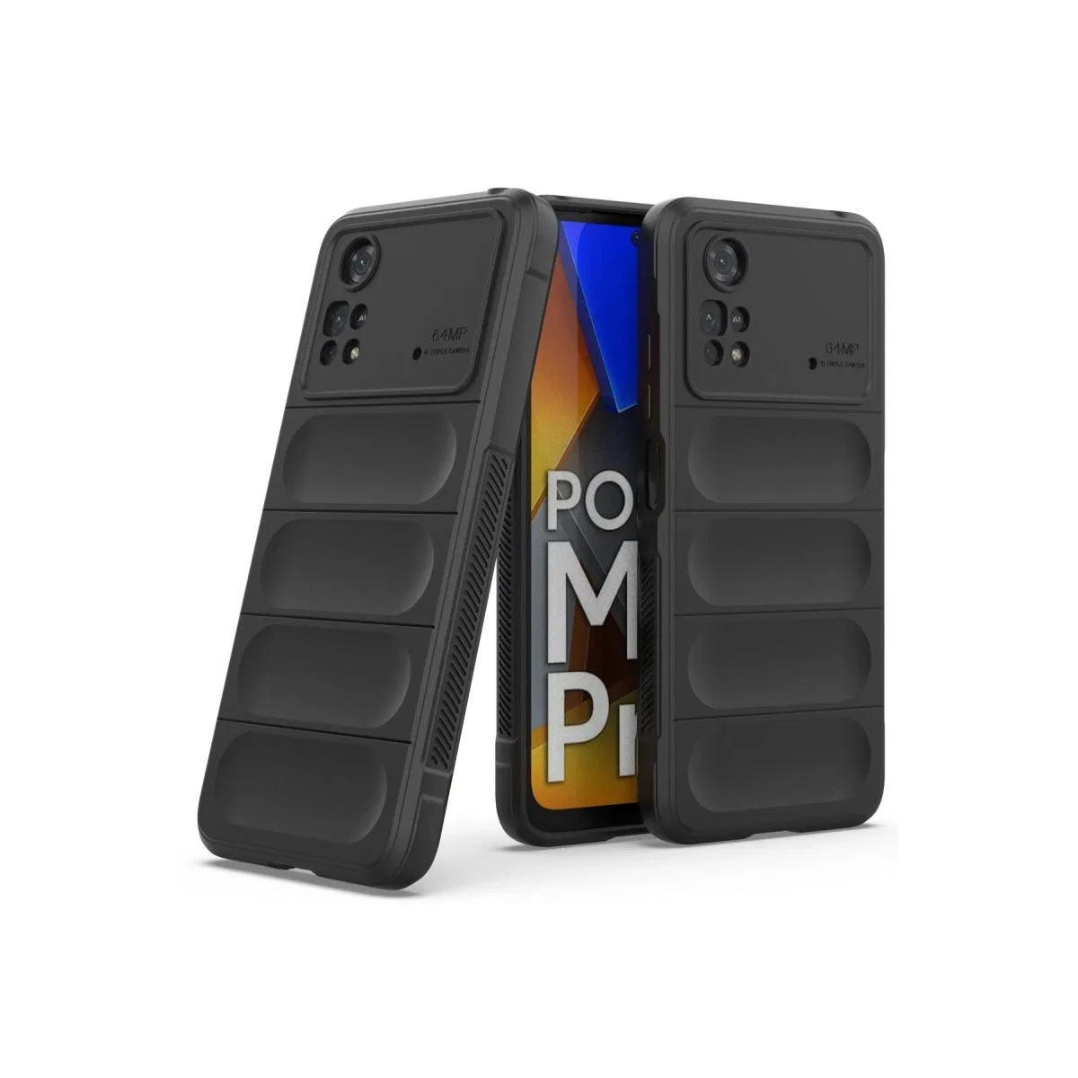 Xiaomi Poco M4 Pro 4g Kılıf Optimum Silikon - Siyah görsel 2