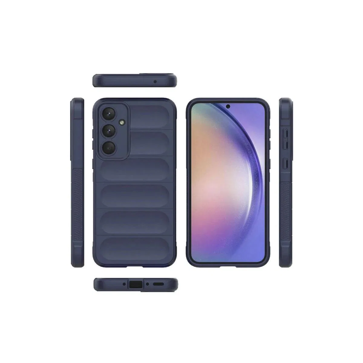 Samsung Galaxy A26 Kılıf Optimum Silikon - Lacivert görsel 4