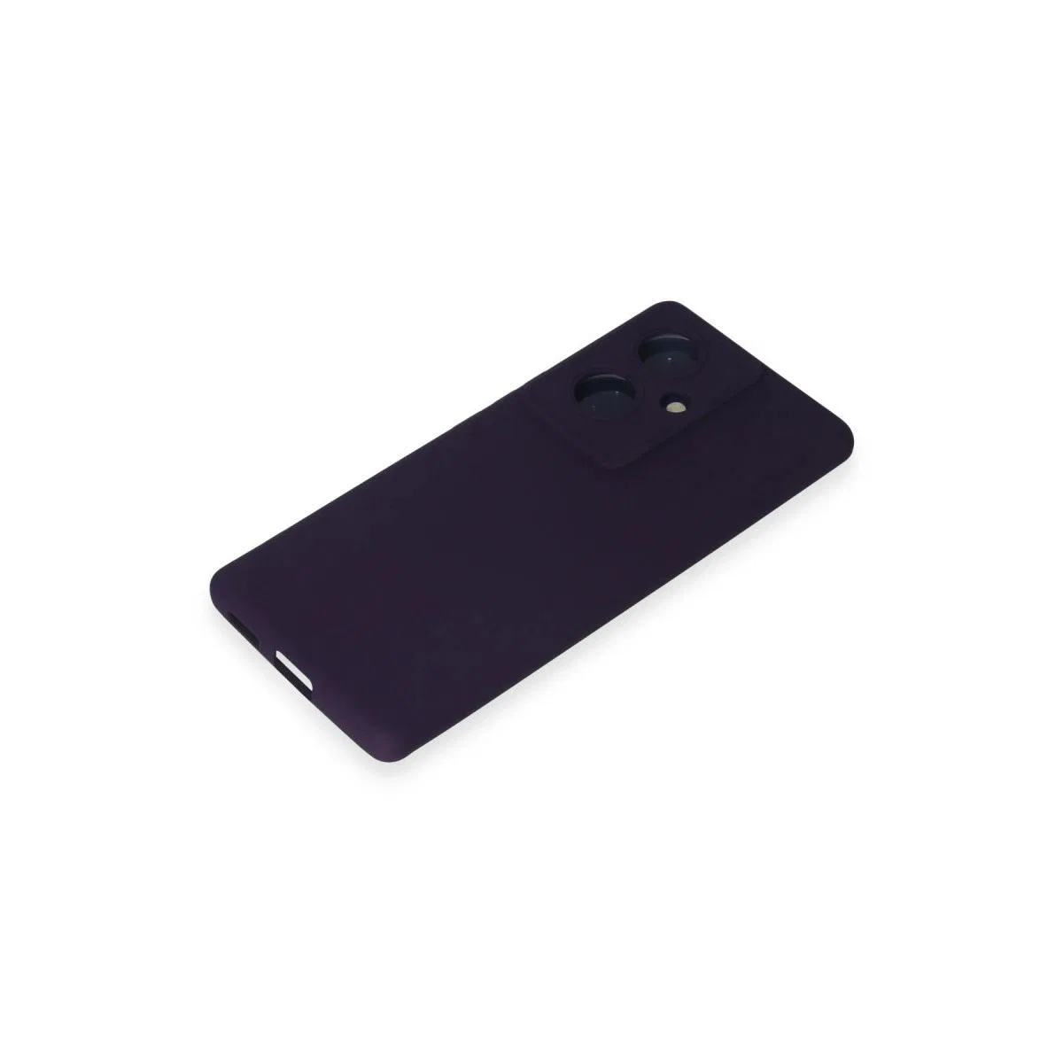 Vivo V29 Lite Kılıf Nano İçi Kadife Silikon - Mor görsel 4